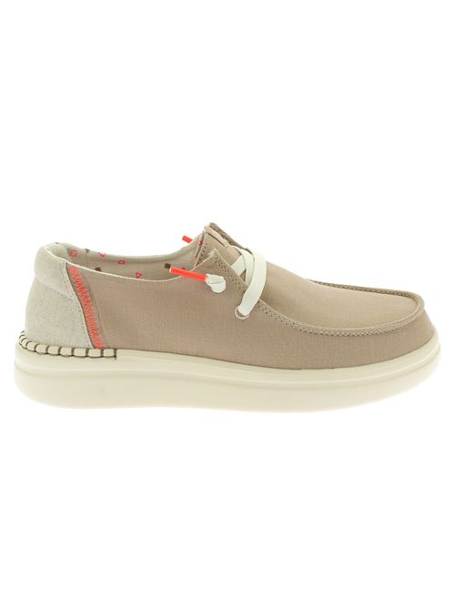 Wendy Rise stringata da donna in tela beige HEY DUDE | 400742YU